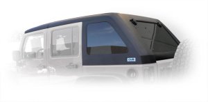 Jeep Wrangler JK Unlimited Hard Top - DV8 Offroad - Fastback 2-Piece - Black - `07-`18 Jeep Wrangler JK Unlimited Hard Top - DV8 Offroad - Fastback 2-Piece - Black - `07-`18